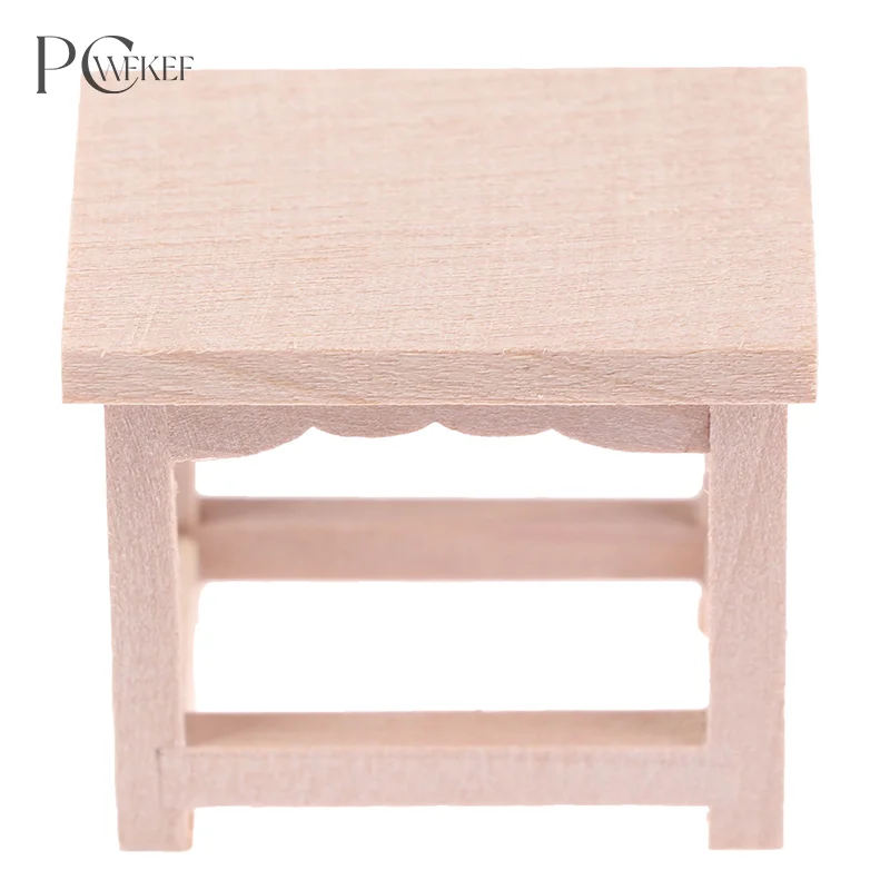 

1/12 Dollhouse Miniature Mini Wooden Stool Flower Stand Beer Stand Accessories