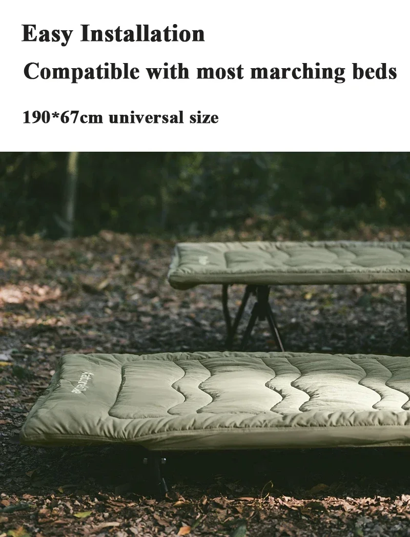 Description Picture 4 of itemNaturehike Portable Cotton-padded Mattress Universal Single Camp Bed Mattress Skin-friendly Camping Sleeping Pad for Camp Cot