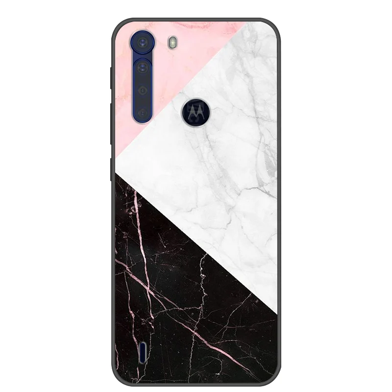 Fashionable Cool Soft Silicone Cover for Motorola One Fusion+ Phone