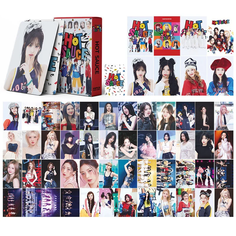 Kpop 55pcs/set Babymonster 2nd Mini Album Postcards WE GO UP