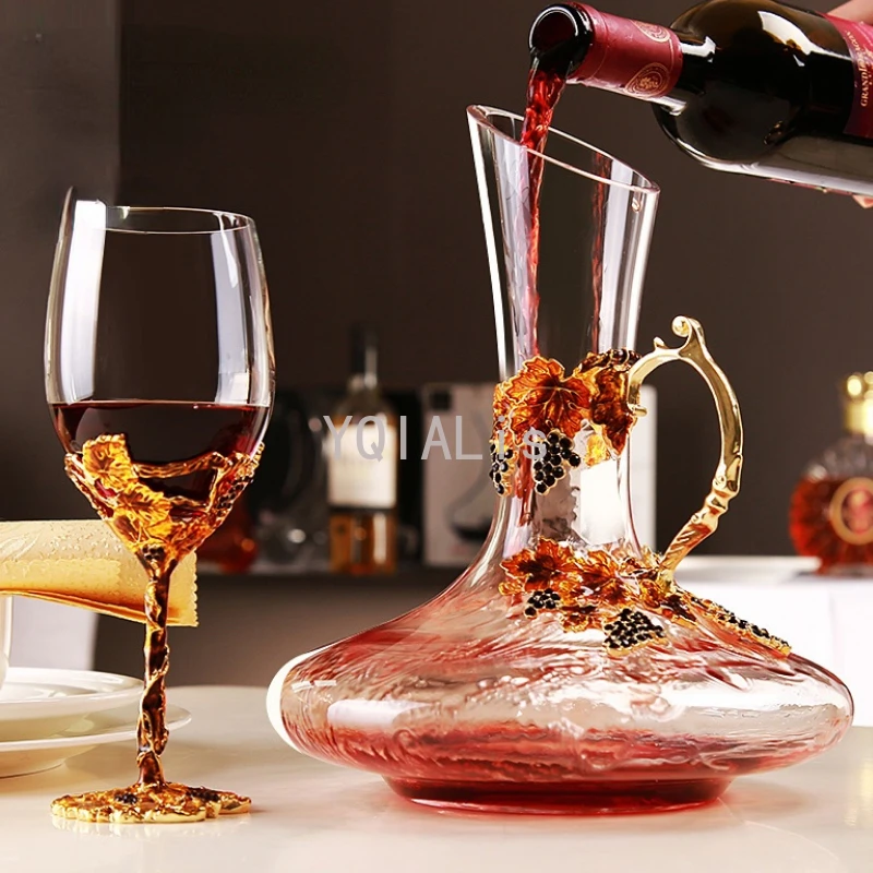 600-1700ml cuore creativo senza piombo Decanter per vino in cristallo  Linlang contenitore per vino whisky regalo personalizzato per vino