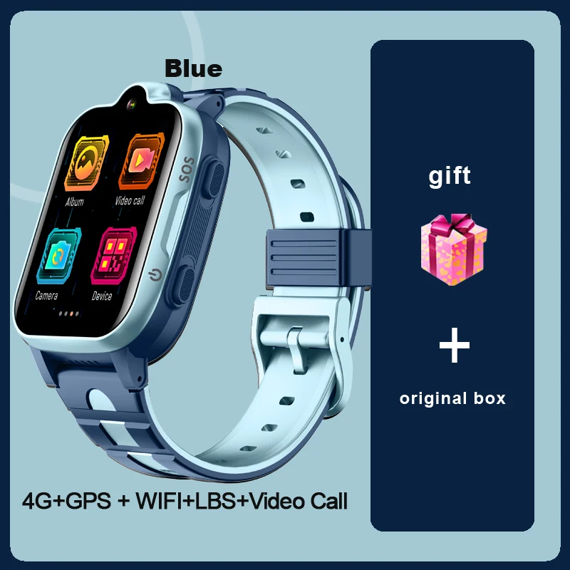 4G Kids Smartwatch Phone GPS Tracker SOS HD Video Call Touch Screen IP67 Waterproof Call Back Children Smart Phone Watch K15 K9 