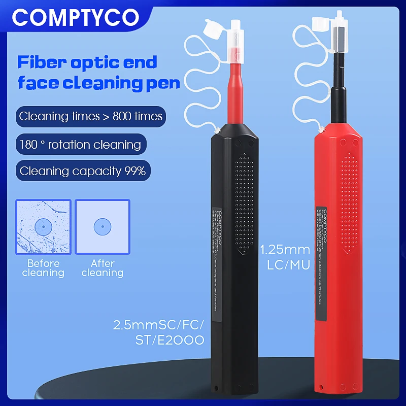 One-Click Fiber Optic Connector Cleaner Pen For 1.... - Vicedeal
