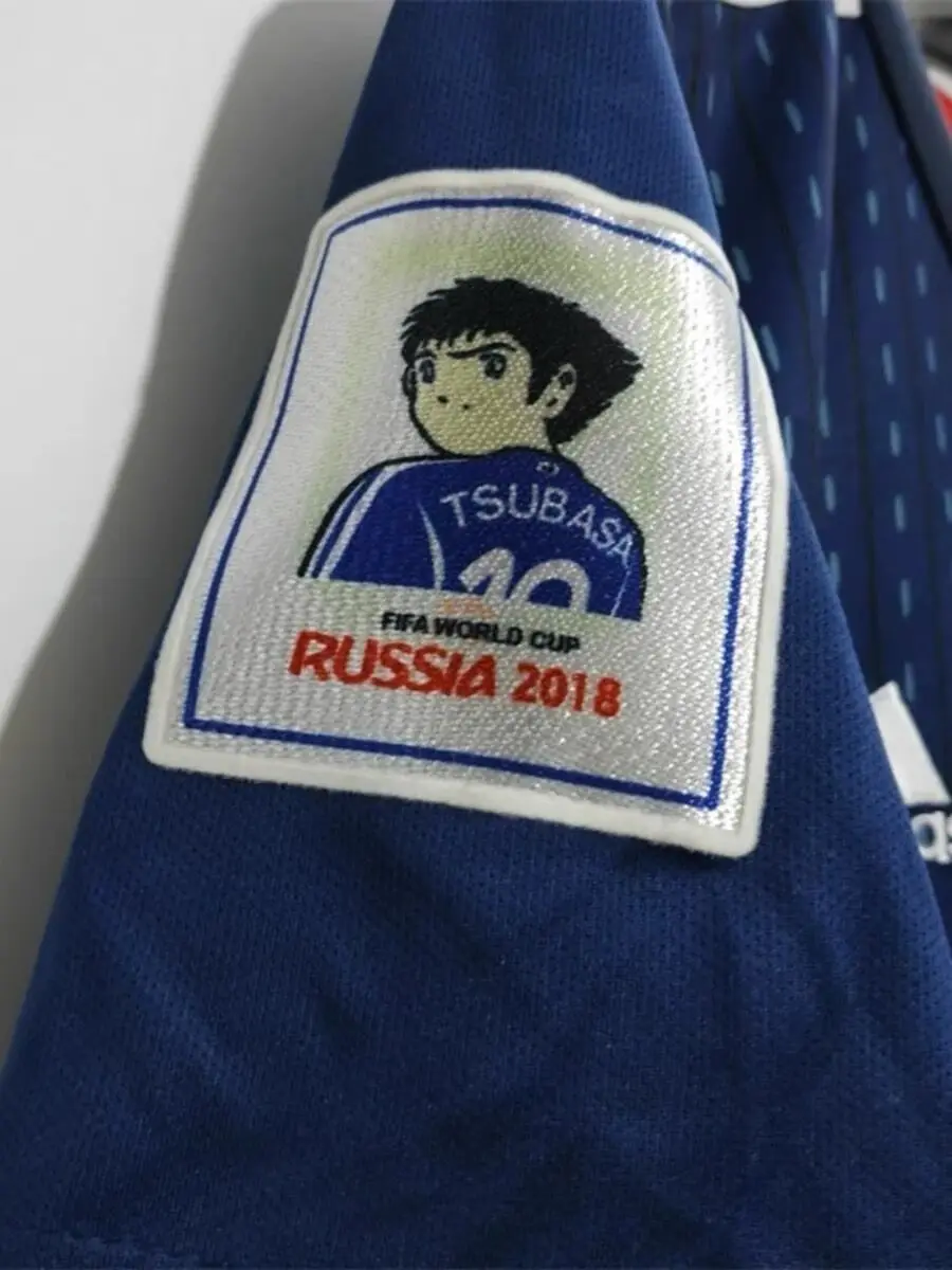 Captain Tsubasa Football Clothing Sets JFA Tsubasa Ozora Blue Cartoon Printing Soccer Jersey Suit Custom-made Number And Name