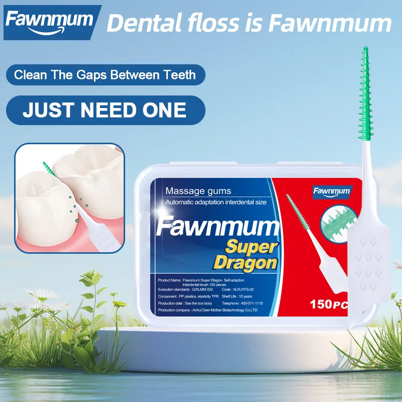 150Pcs/box Dental Floss Stick Tooth Cleaning Interdental Brush Dental Floss Pick Oral Hygiene Care Ultra-Fine Tooth