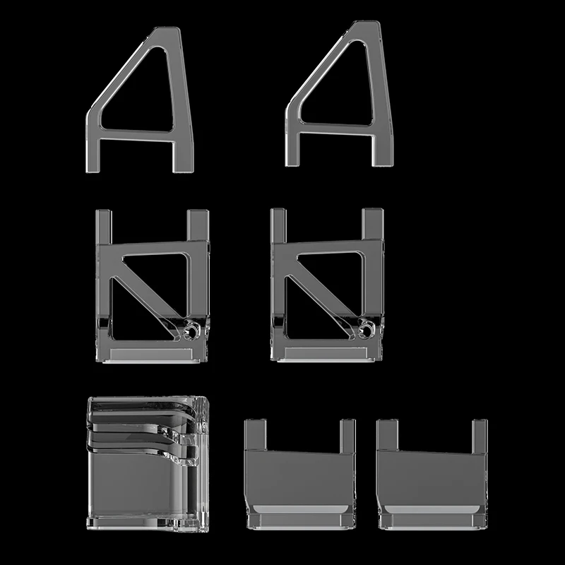 2/3Pcs Slim Optical Drive Version Staffa Orizzontale Acrilico Mini Desktop Placement Stand Table Top Vertical Cavity Board