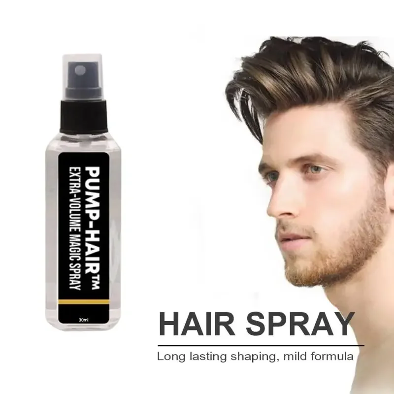 PUMP-HAIR Extra-Volume Spray Hairspray Hair Styling Spray Strong Hair Styling Gel Contains Dense Fibers
