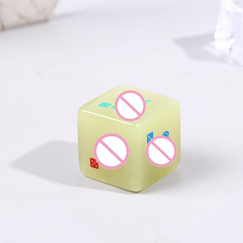 4 Sides Luminous Sex Dice Toys for Couples Adults Games Romance Love Hunour