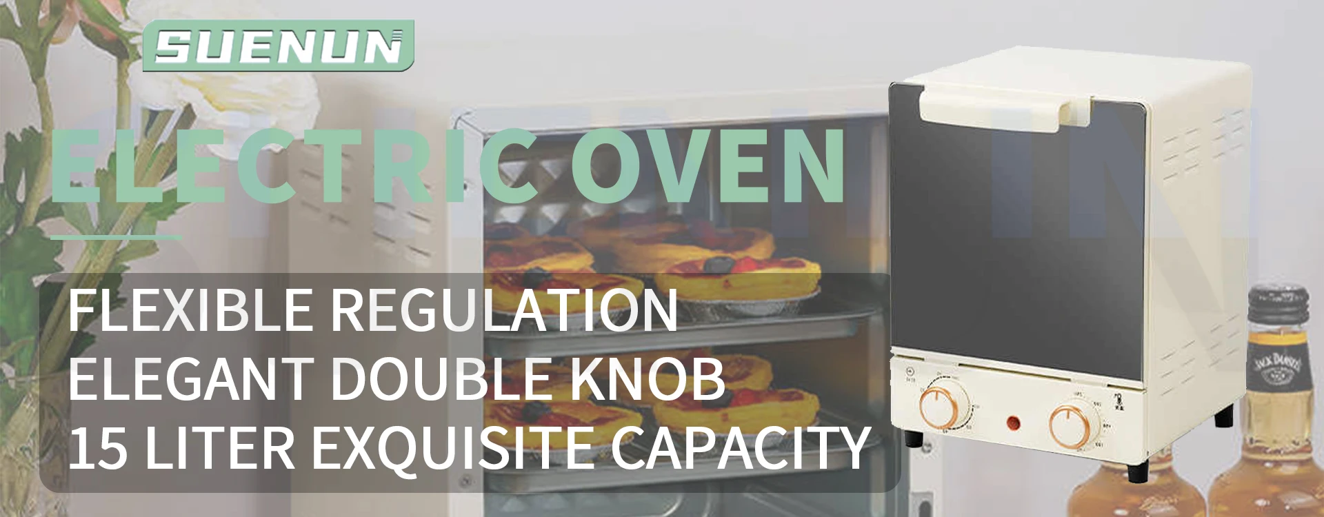 Description Picture 3 of itemElectric Oven Visual Window Household Oven Microwave Oven All-in-one Machine Cake Bread Chicken Wings Oven Adjustable Temperatur