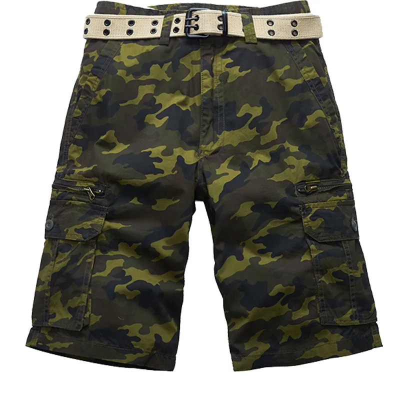 Summer Fashion Military Style Outdoor Russian Camouflage Cargo Shorts Camo Bermudas Streetwear Large Size