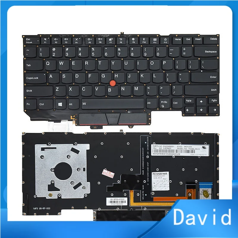 Nuova Tastiera Con Retroilluminazione Per Lenovo Thinkpad X1 Carbon 6Th 2011