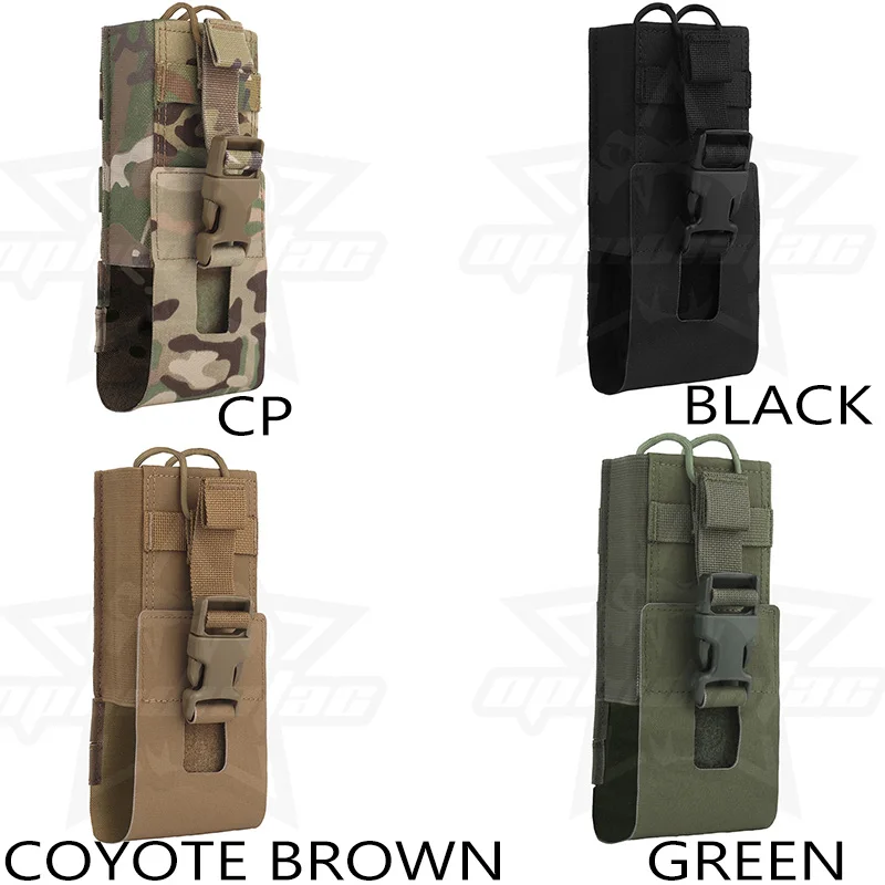 OPHIDIATAC Leichte Universal-Radio-Tasche, Radio-Walkie-Talkie-Tasche, MPU5, PRC163, 152, 148 Molle-Beutel, Interphone-Tasche für Hun – Detail 4