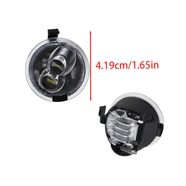 2 قطعة LED الجانب مرآة البركة ضوء مصباح الجمعية لفورد F150 الحارس حافة الانصهار اكسبلورير إكسبيديشن فليكس الثور X ، 6000K الأبيض