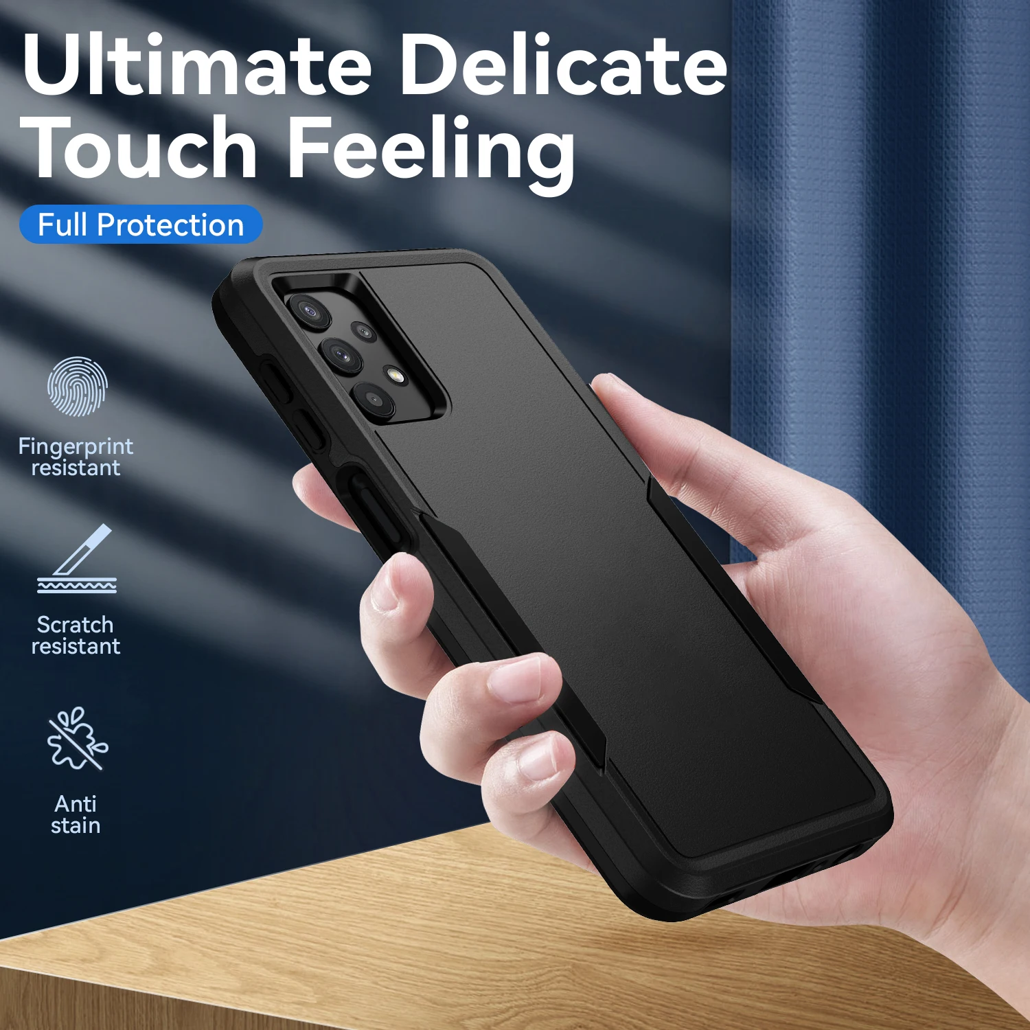 Shockproof Fashion Armor Case - Enhanced Protection and Style