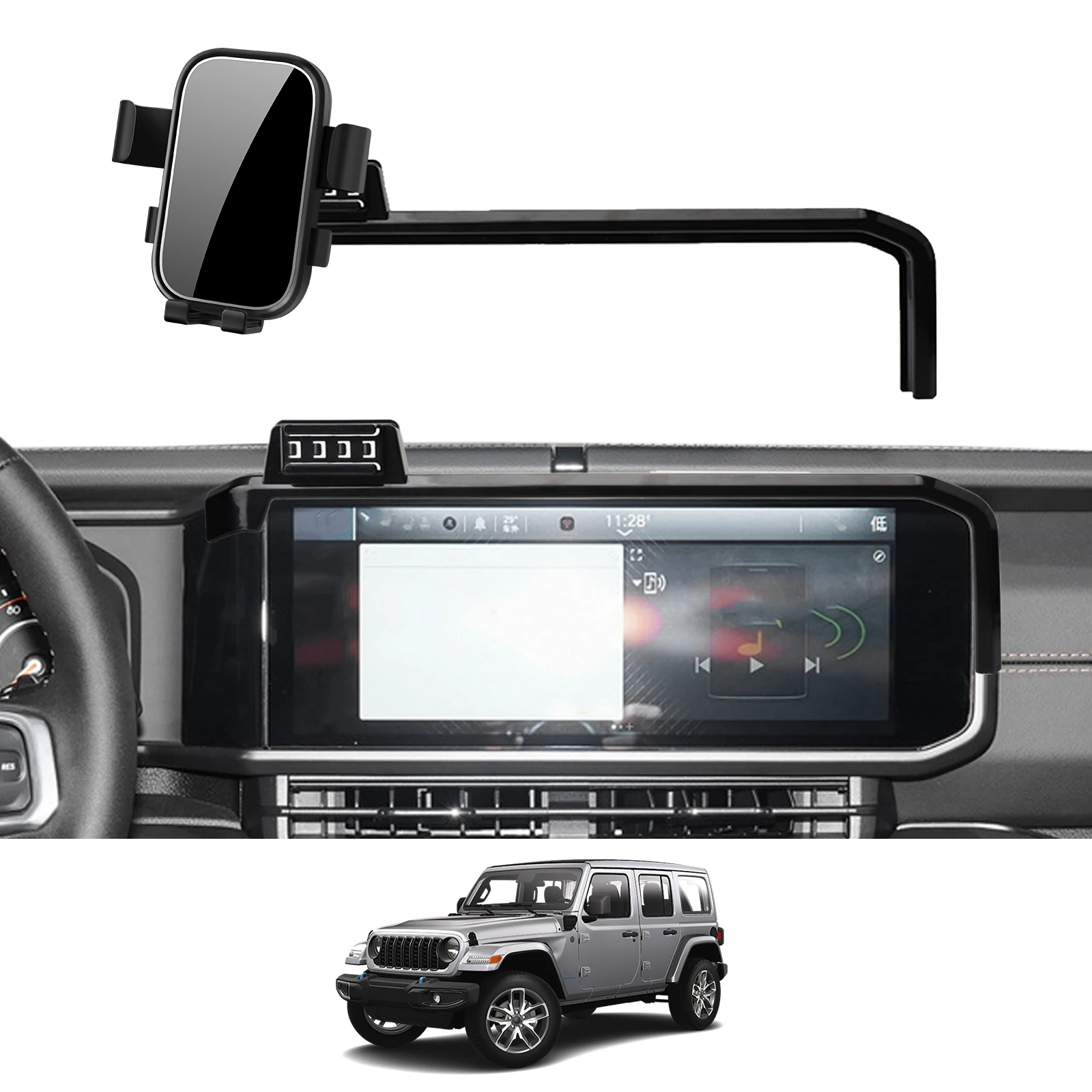 phone holder mobile phone holder Car Mobile Phone Holder for Jeep Wrangler GPS Bracket Navigation Stand Auto Accessories