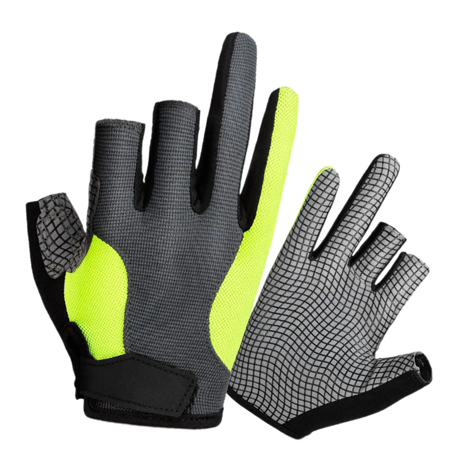 3 Cut Fingers Gloves Finger Protector for Kayaking Motorcycling Hiking 3 Cut Fingers Gloves Finger Protector for Kayaking Motorcycling Hiking