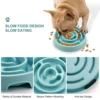 Pet Dog Slow Feeder Bowl Fun Non Slip Anti-Gulping Slower Food Feeding Dishes Eco Dog Bowl for Small Medium Large Dogs Puppy 4