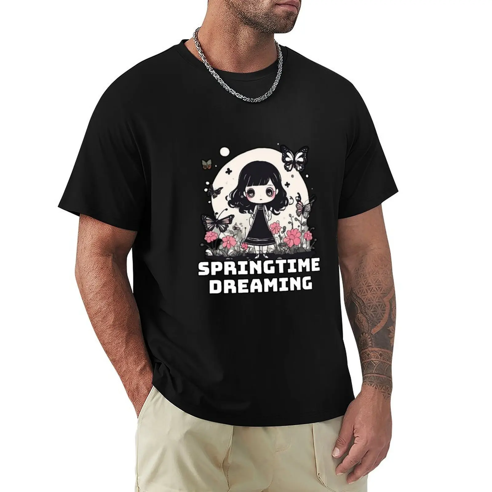 Springtime Dreaming T-Shirt plus size tops vintage blacks funnys mens graphic t-shirts hip hop