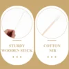 100 Pcs Disposable Makeup Petals Cotton Buds Swabs Pads 1000 for Remover Liners Panty Strainer Medical Tool 6