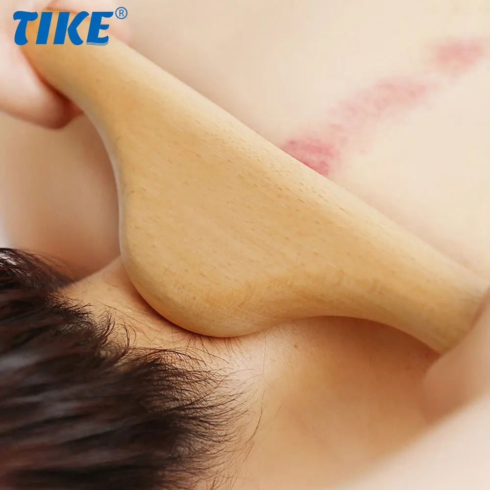 Wooden Guasha Massage Tool, Grade Scraping Tool for Soft Tissue Scraping, Physical Therapy Stuff, Used for Back, Legs, Arms,Neck