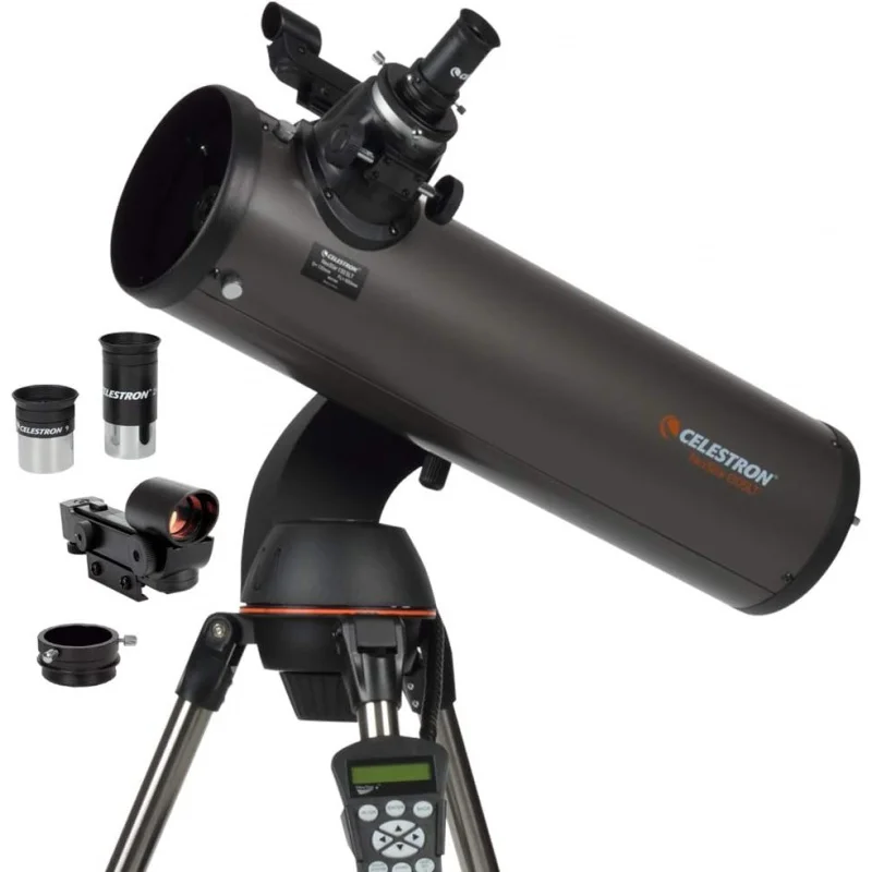 

Celestron - NexStar 130SLT Computerized Telescope - Compact and Portable - Newtonian Reflector Optical Design - SkyAlign Technol