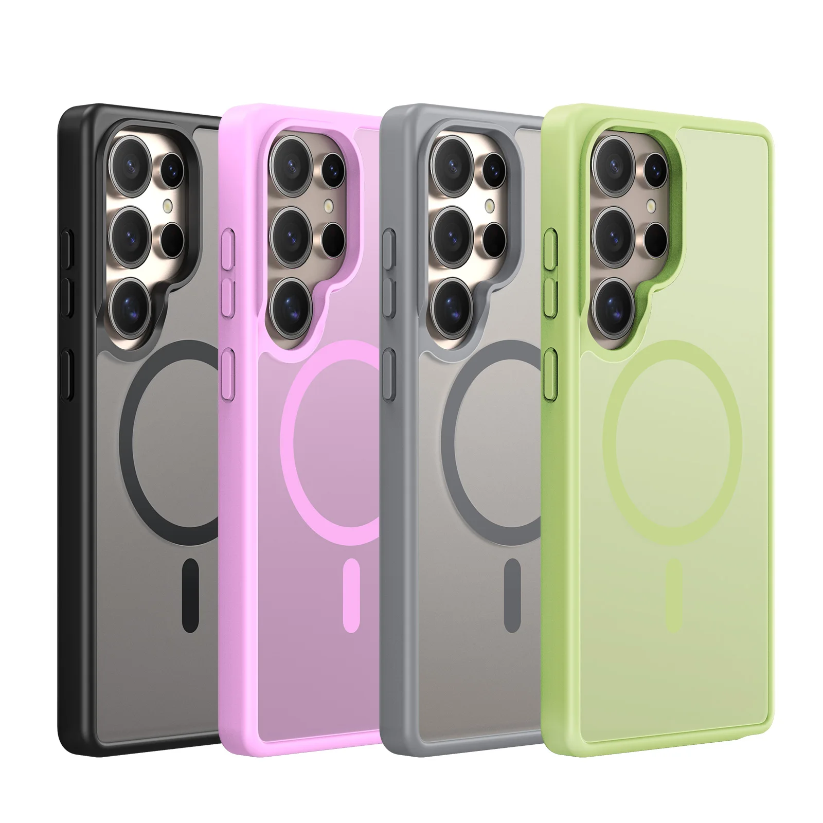 DUX DUCIS Magnetic Multi-Color Back Cover Case with Charging Support