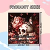 A Bold and Simple Decompression Creative Skeleton Pattern Coloring Book Featuring Rose Skeletons and Birds 4