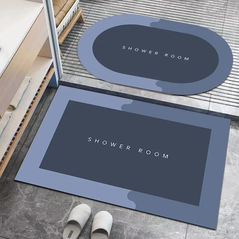 Foot Mat Bathroom Bath Mat Shower Carpet for Rooms Super Absorbent Non Slip Home Bathroom Rug Floor Mats Bathroom Accessories