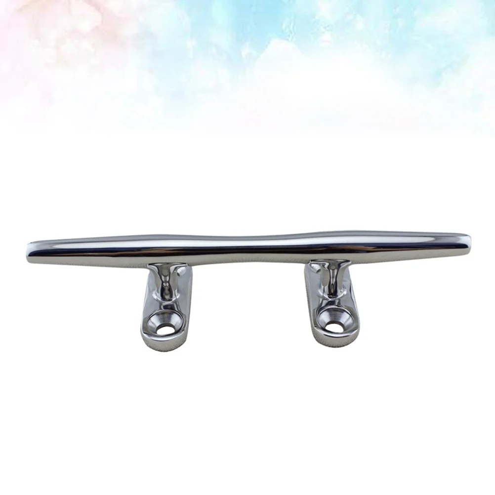 

200 Mm Stainless Steel Dock Cleats Boat Mooring Accessories Splint Metal Rope Holder
