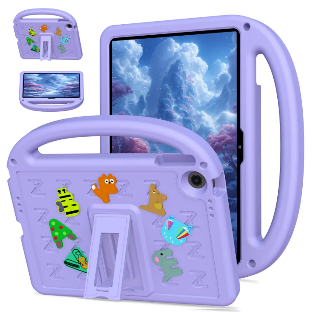 Cartoon Kids Tablet Cover with Built-in Stand - Soft EVA Case