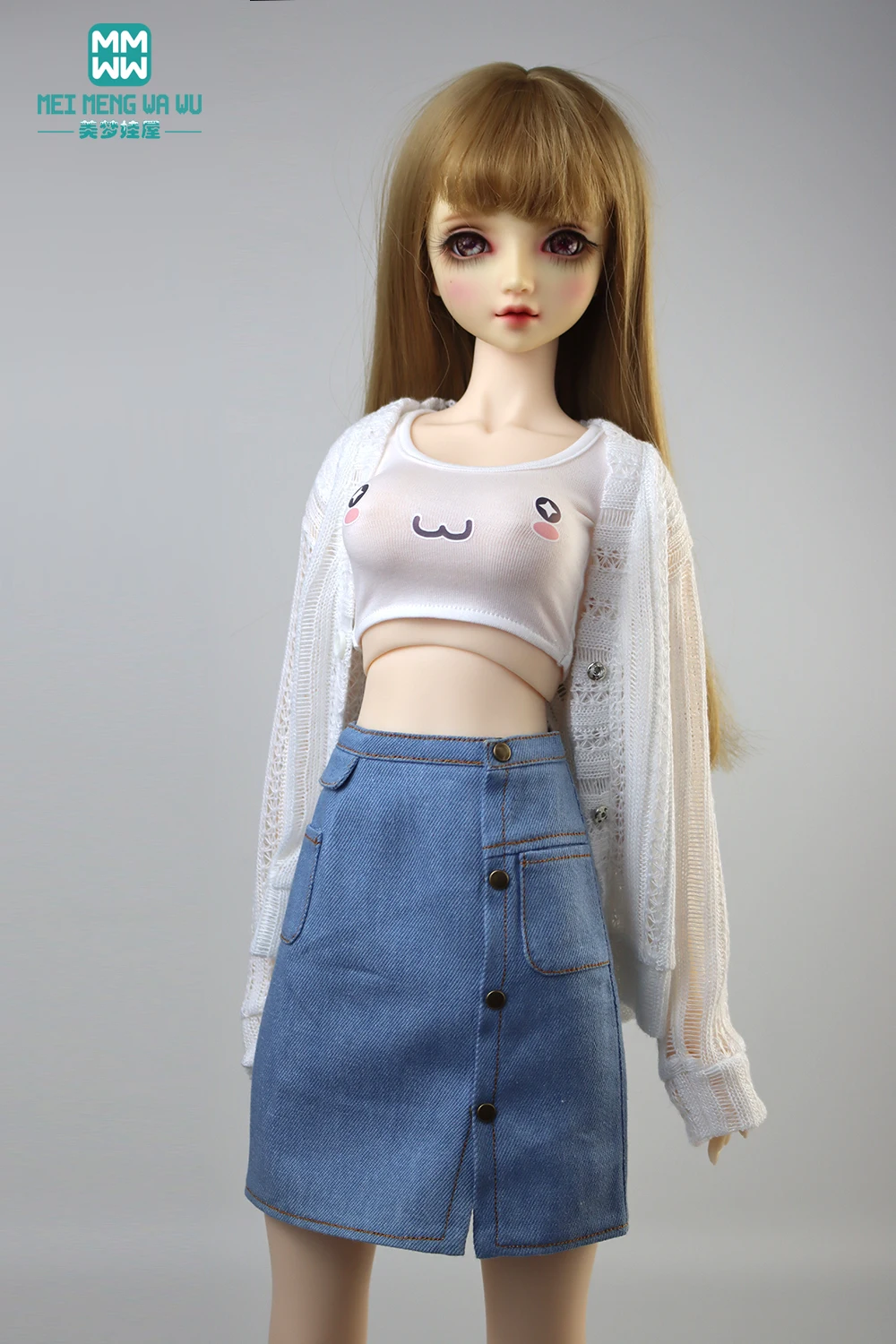 

Одежда для куклы BJD, модная футболка 28-60 см, 1/3, 1/4, 1/6, аксессуары для кукол SD DD, подарок для девочки