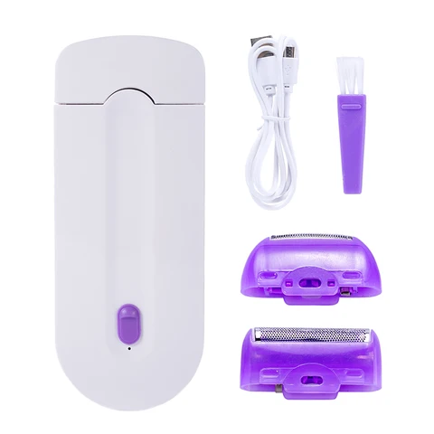 Rechargeable Women Epilator Portable Hair Removal Tool Rotary Shaver Body Face Leg Bikini Lip Depilator Hair Remover Laser