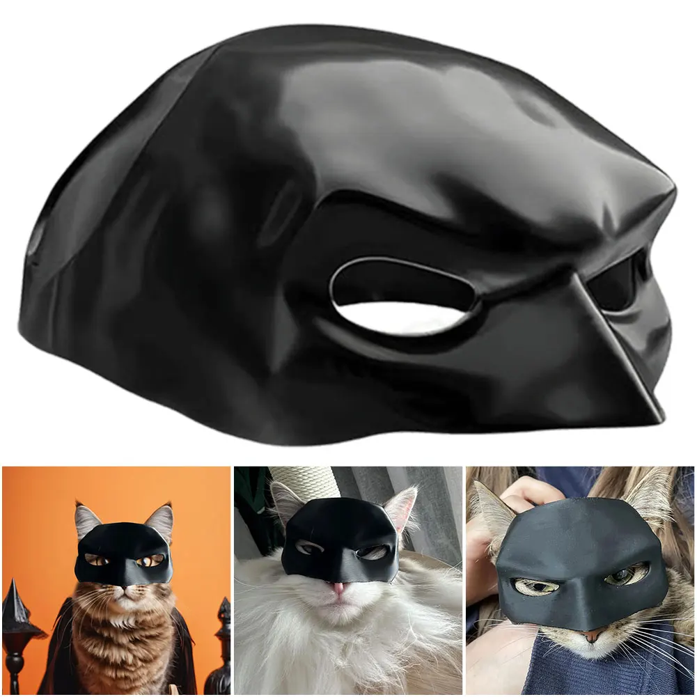 Cat Superhero Mask Pet Toy
