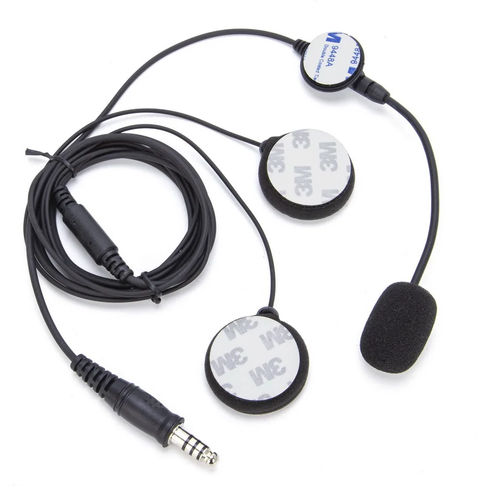 U94 PTT+Universal Aviation Headset Pilot Headphone for HYT Hytera PD680 X1P PD660 PD600 HYTERA AR 685