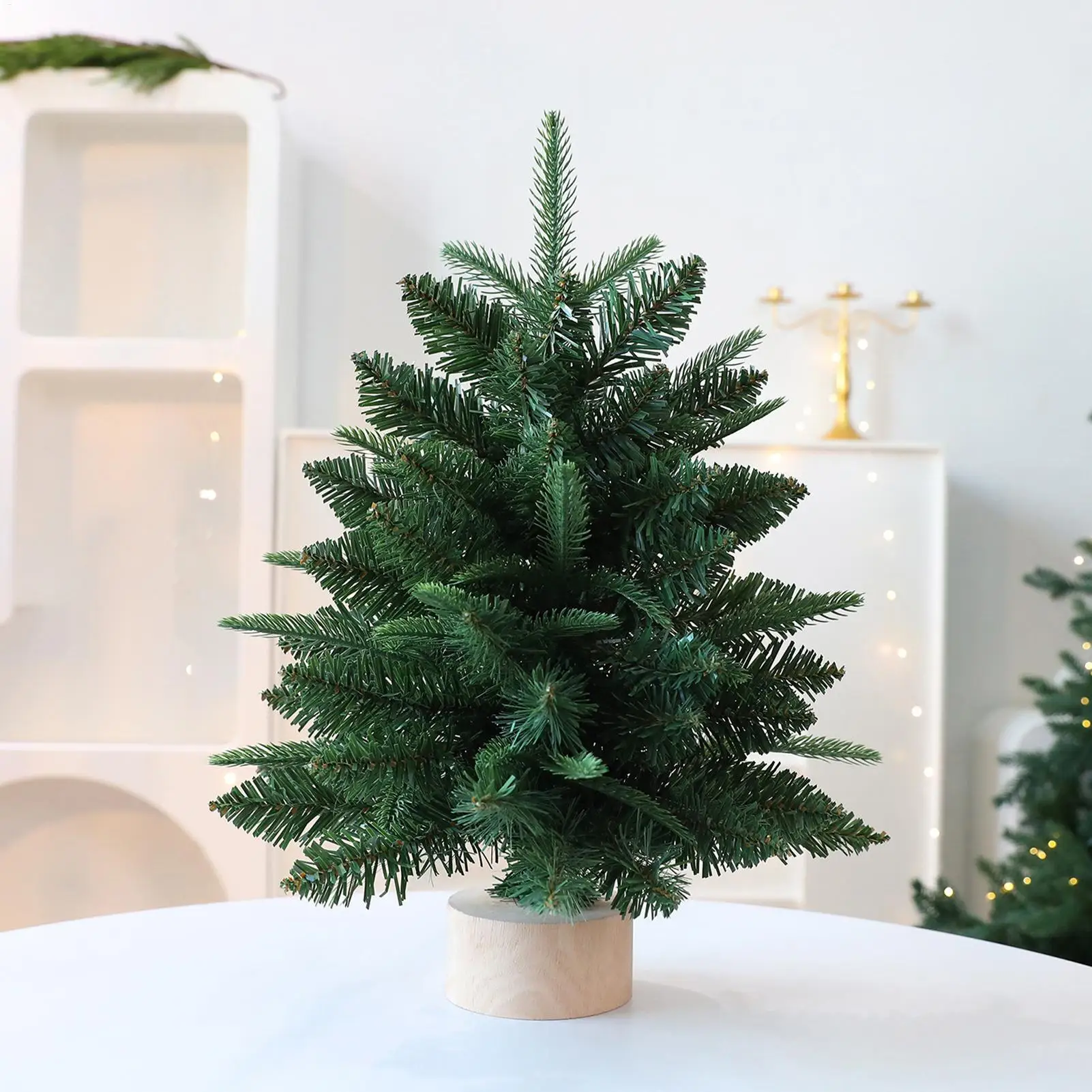Artificial Christmas Trees 17.7 Inches Holiday Party Decorations Christmas Pine Tree For Home Workplace Living Room Entryway