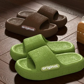 Thick Platform EVA Slippers for Women Outdoor Summer Non Slip Beach Flip Flops Woman Comfort Soft Sole Indoor Cloud Slippers 1