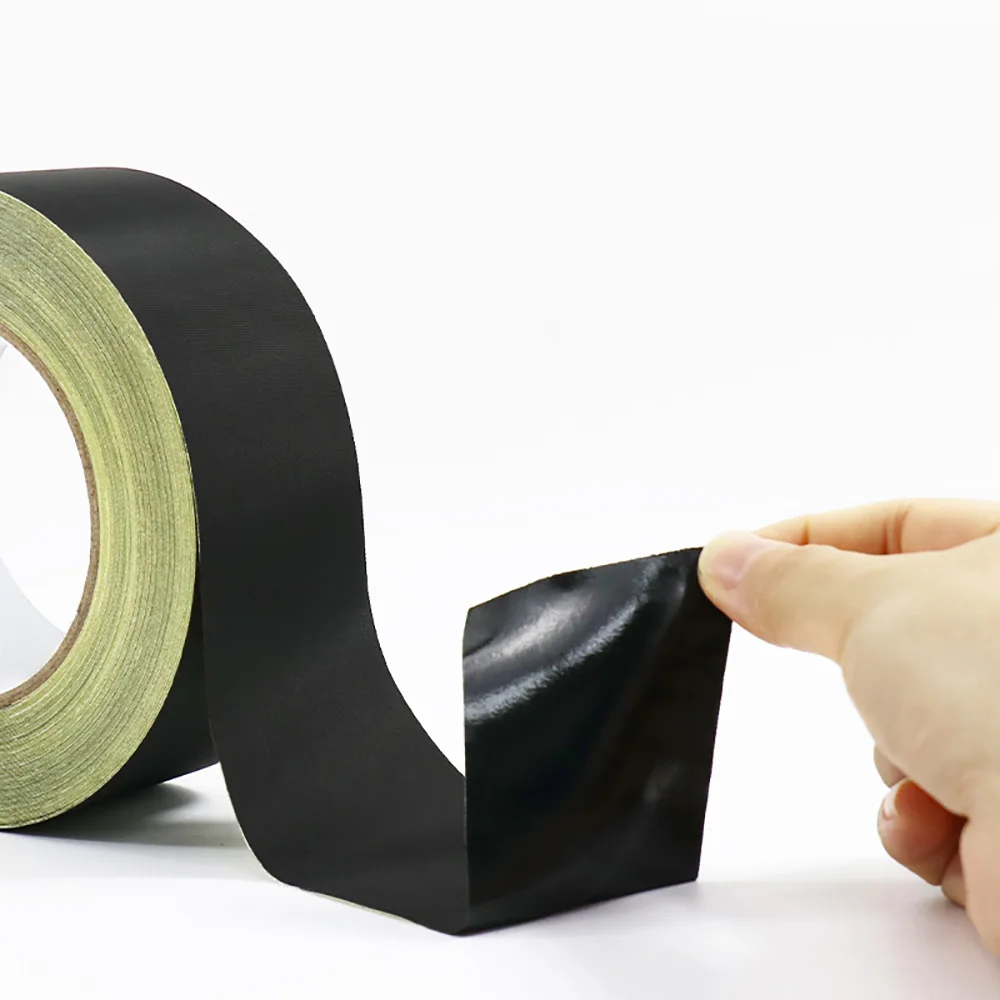 1PCS Black Acetic Acid Adhesive Tape Flame Retardant High Temperature  Insulating Acetate Cloth Tape For LCD Repairing