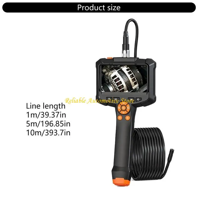 M68B 방수 Borescope 범위 카메라 USB C 충전식 8mm 산업 내시경