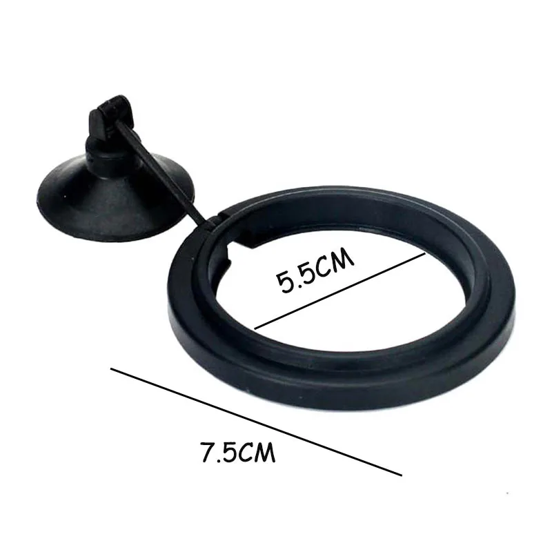 1pcs Aquarium Feeding Ring Fish Tank Station Floating Food Tray Feeder Square Circle Accessory Fish Food Feeder Suction Cup 