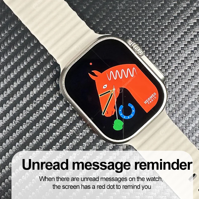  ð  Ʈ ġ H11 Ʈ ׷̵ 49mm ħ NFC Smartwatch 1GB ROM    ȵ̵ IOS 2023