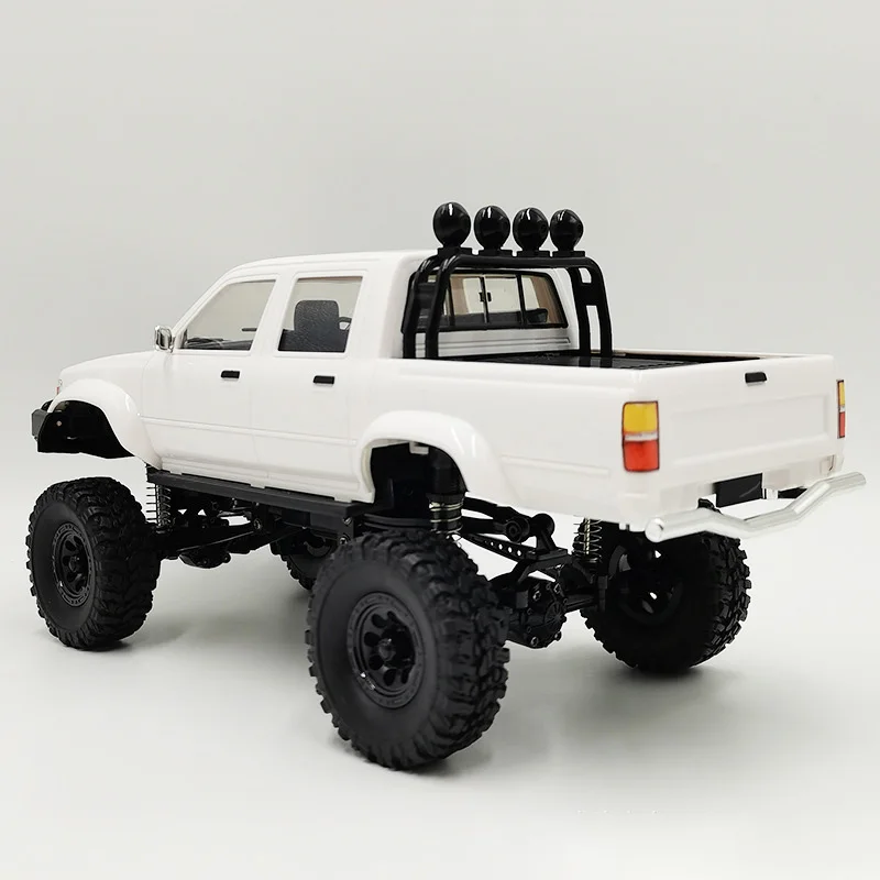 WPL C64-1 RC Car 1:16 2.4G 4WD Remote Control Pick-up Truck Controllable LED Light Electric Off-Road Vehicle Mode Kid Adult Toy 5