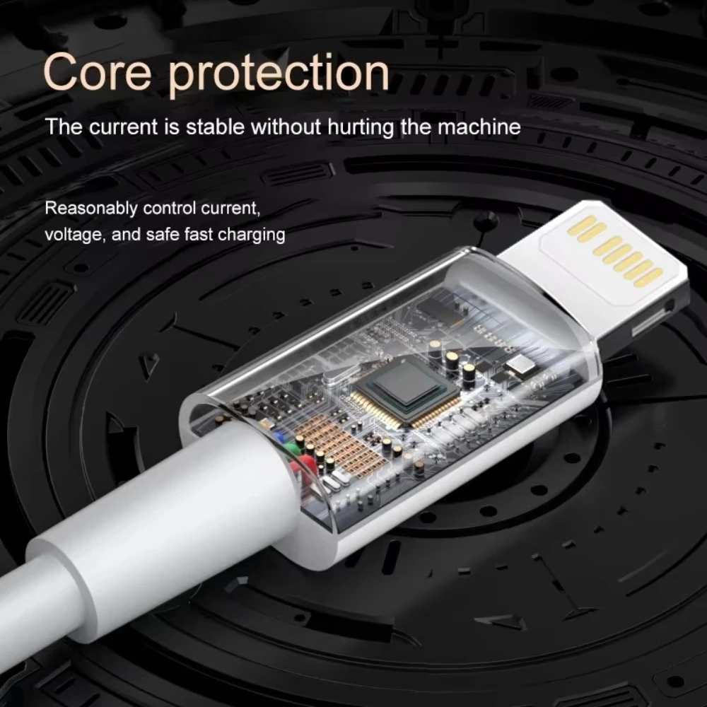 USB Cable 2Pcs Fast Charging Phone Date iPhone 14 13 11 12 Pro Max Mini XS 7 8 Plus Accessories
