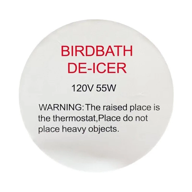Efficient Winter Bird Bath Water Heater Immersible Thermostatically Water Heater Suitable for Birds Chickens Farm Sink