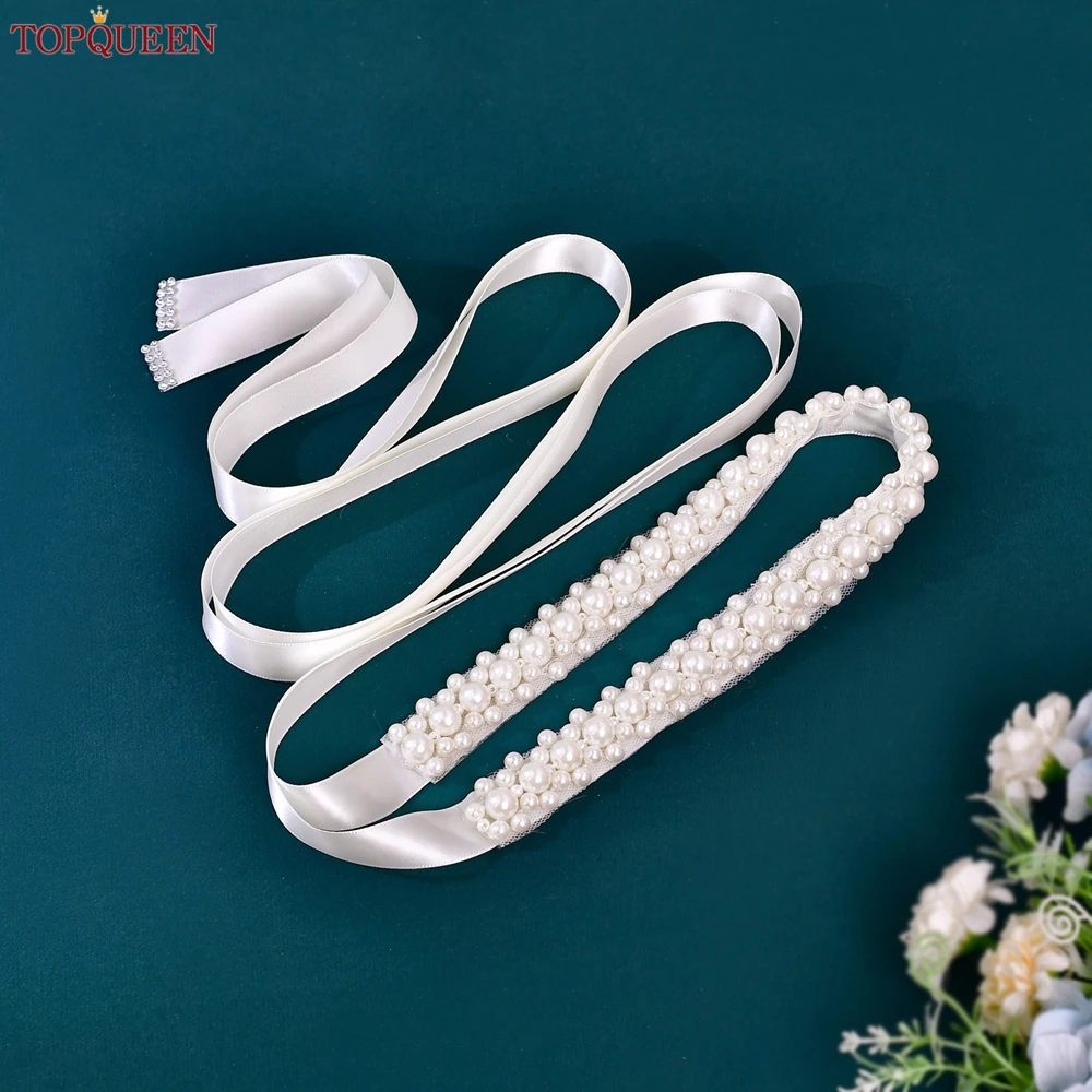 Bridal Belt Long Pearl Wedding Bridal Belt Wedding Accessories Belts Bridesmaid Belts for Dresses Sash S184 bridal waistband bridal dress decoration