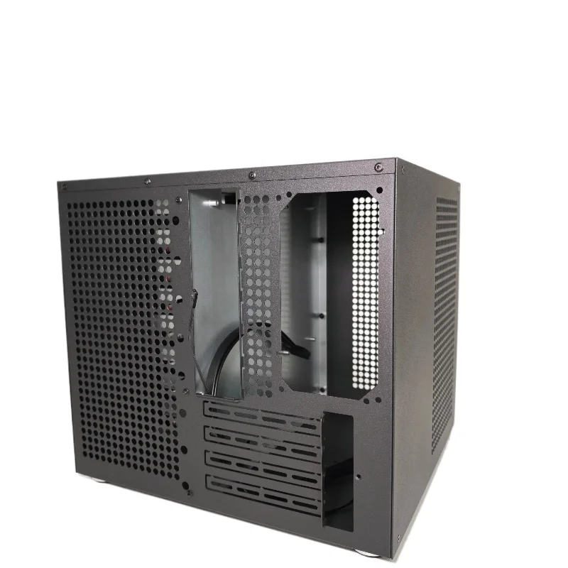 Sagittarius NAS 컴퓨터 섀시는 8베이 포지션 M-ATX/ITX를 지원하며, SFX 및 FLEX와 호환됩니다.