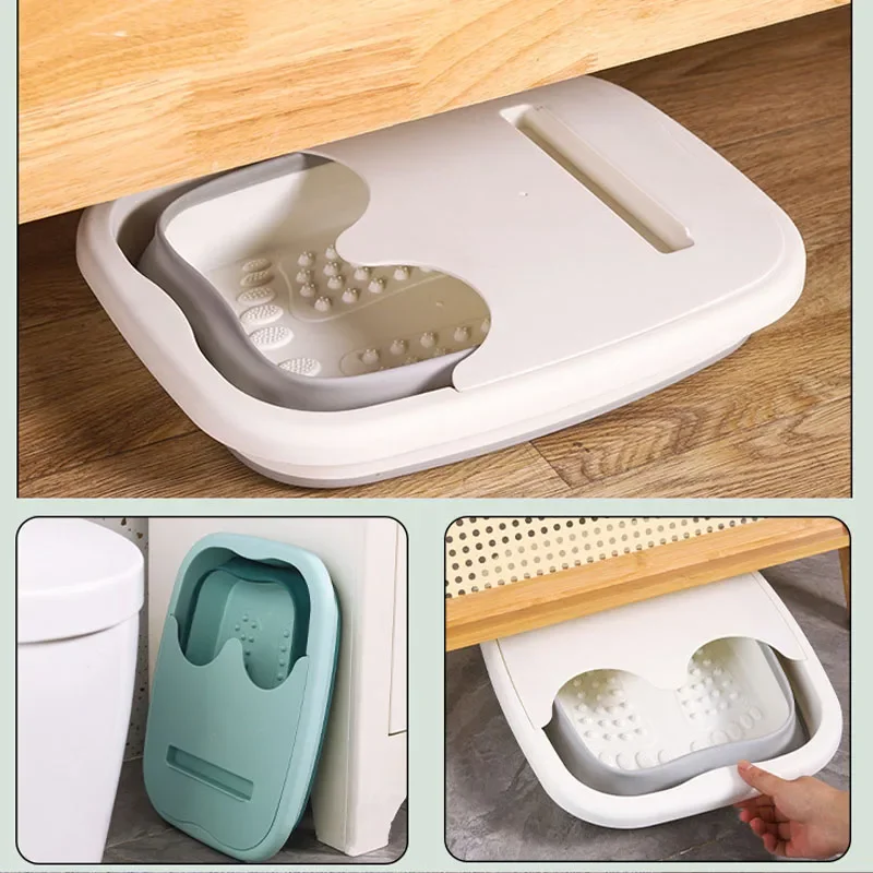 Foldable Foot Bath Foldable Footbath Massage Bucket Spa Basin