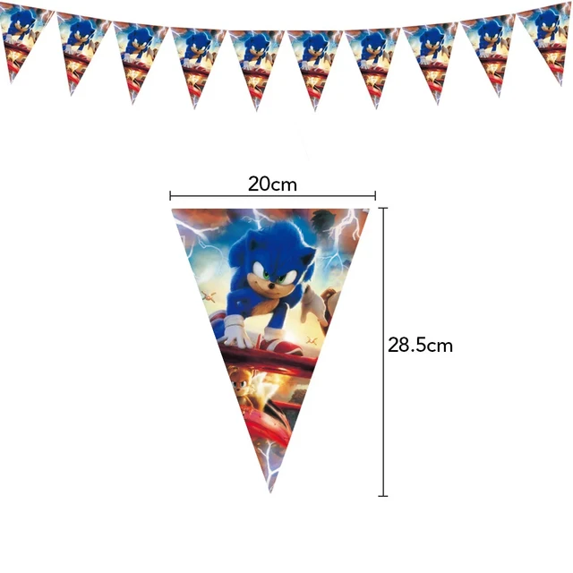 Sonic Children Birthday Party Decor 5th 6th Number Balloons Set Backdrop  Paper Cup Plate Straw Kids Gifts Pennant Baby Shower - AliExpress