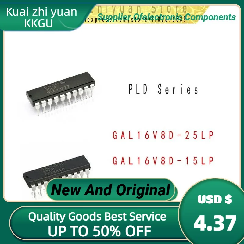 

1PCS/Lot New And Original GAL16V8D-25LPN DIP20 GAL16V8D-25LP GAL16V8D-15LP DIP-20 GAL16V8D-15LPN Quality Goods In Stock