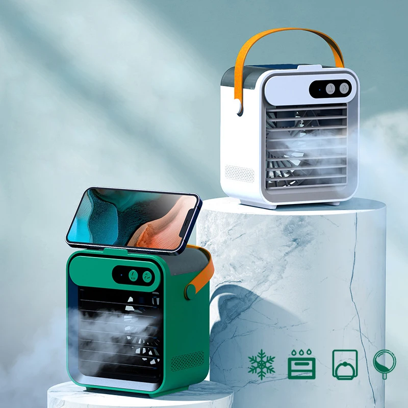 

Mini Air Conditioner Electric Fan Portable Conditioning Home Cooling Usb Air Cooler Room Conditionners Desktop Household