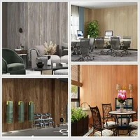 วัสดุม้วนขนาด 40 ซม. ลายไม้ สติ๊กเกอร์ติดผนังแบบมีกาวในตัว สติ๊กเกอร์ติดพื้น ตกแต่งผนังพื้นหลัง ห้องนอน ห้องครัว กันน้ำ 6